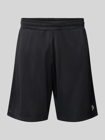 Shorts aus Mesh mit Logo-Print Shop The Look MANNEQUINE