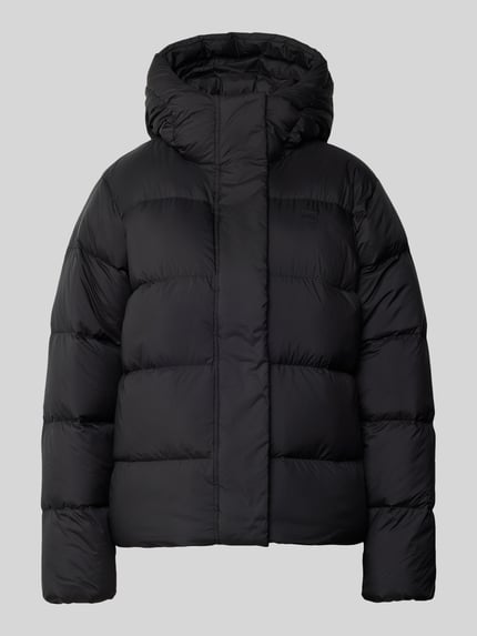 Tommy Hilfiger Kurtka puchowa o kroju slim fit z aplikacją z logo BLACK 2