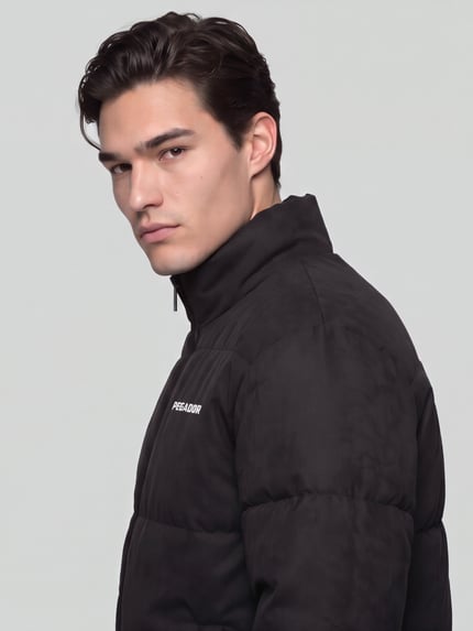 PEGADOR Pufferjacke mit Logo-Schriftzug Modell 'SIDAN' Black 3