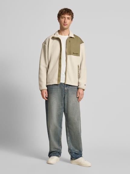 Champion Sweatjacke aus Teddyfell Beige 1