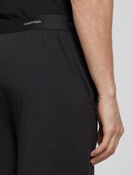 Calvin Klein Underwear Regular fit korte broek met elastische band met label Zwart - 3