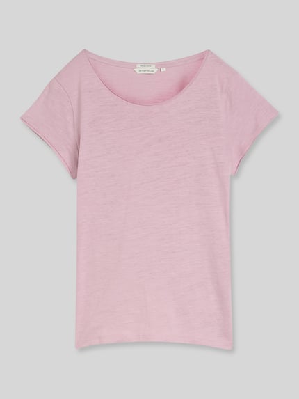 Tom Tailor T-shirty o kroju regular fit z czystej bawełny Jasnofioletowy 2