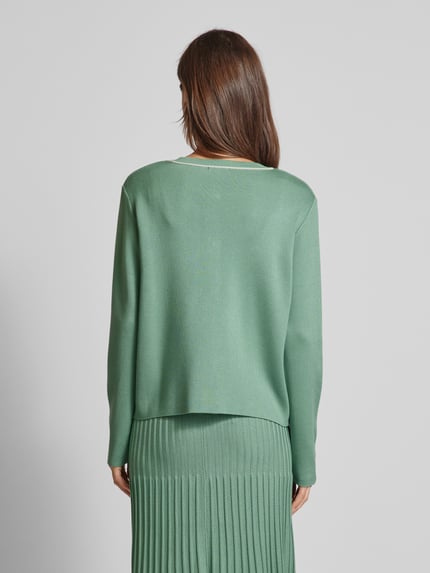 Milano Italy Strickcardigan mit Rundhalsausschnitt Mint 5