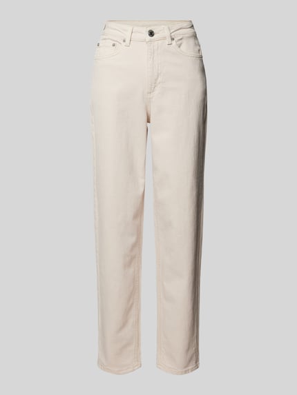 VERO MODA Jeansy o kroju mom fit z mieszanki bawełny model ‘TESSA’ Écru 2