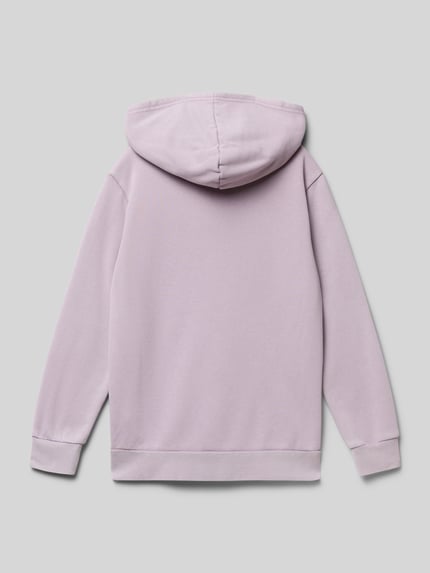 Champion Bluza o kroju regular fit z kapturem i wyhaftowanym logo model ‘Icons’ Jasnofioletowy 3