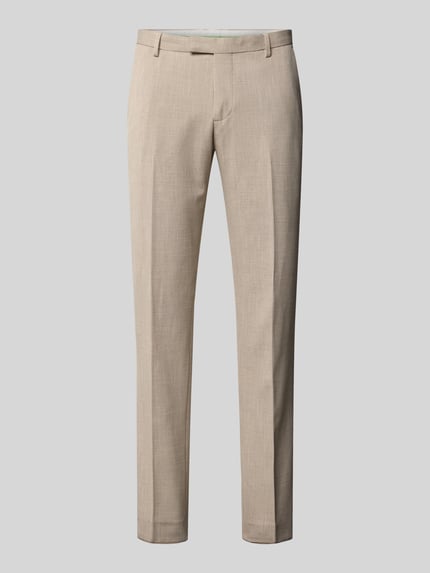 Pantalon met structuurmotief Shop The Look MANNEQUINE