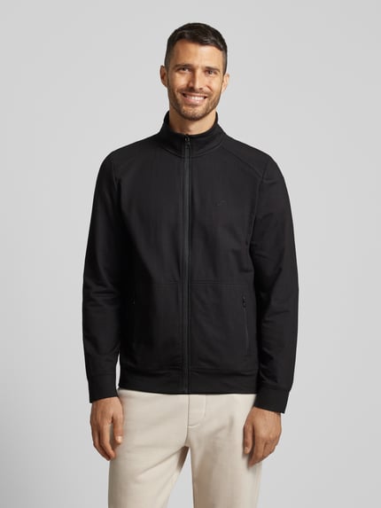 JOY Sweatjacke mit Stehkragen Modell 'RAMON' Black 4