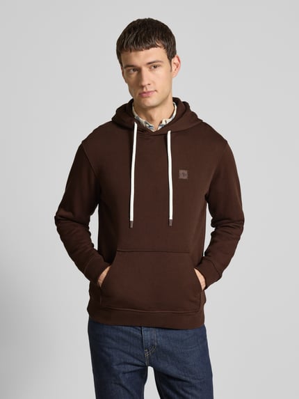 Scotch & Soda Hoodie met capuchon Donkerbruin - 4