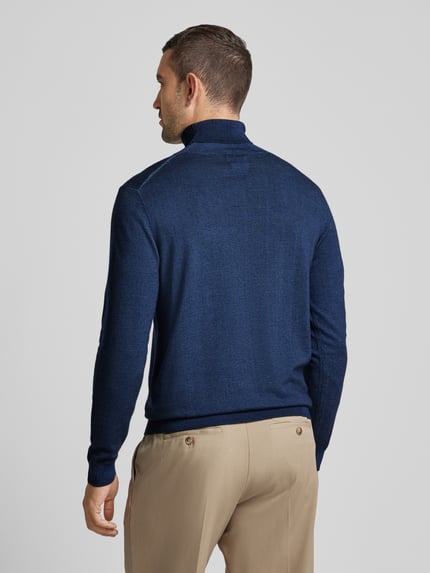 Fynch-Hatton Rollkragenpullover mit Rollkragenpullover Jeansblau 5