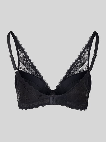 SKINY BH mit Spitzenbesatz Modell 'Initial' Black 3