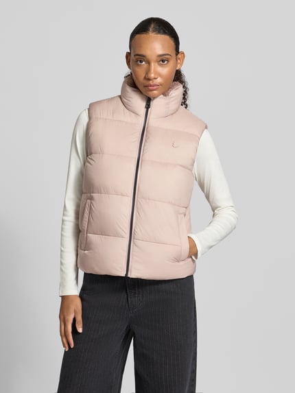 Superdry kamizelka w z efektem pikowania krój regular fit model 'BORG' Beżowy 4