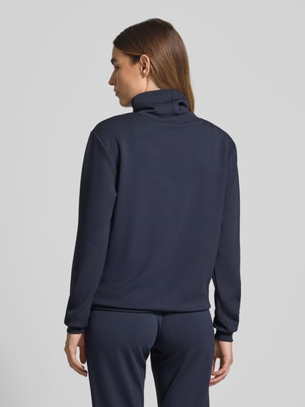 Soyaconcept Bluza ze stójką i tunelem model ‘BANU’ Granatowy 5