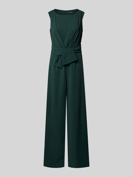 Vera Mont Jumpsuit mit Knotendetail Dunkelgruen 2