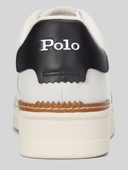 Polo Ralph Lauren Sneaker aus echtem Leder Weiss 4