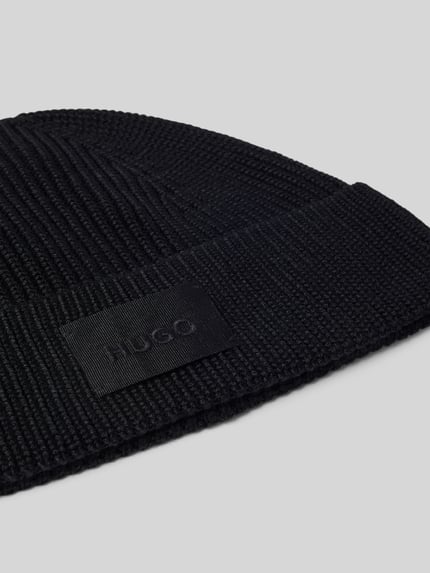 HUGO Mütze mit Logo-Patch Modell 'Sential_2.0_Hat' Black 2