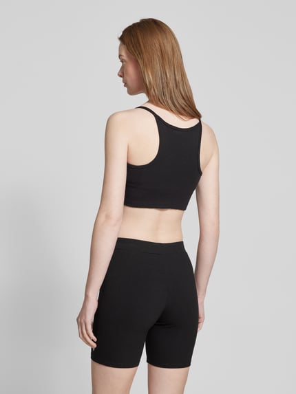 GUESS Activewear Bustier mit Label-Badge Modell 'CROCUS' Black 5