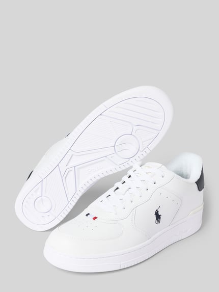 Polo Ralph Lauren Sneakers van gecoate leer-mix model 'MASTER COURT' Wit - 4