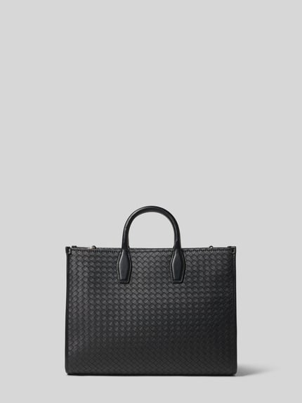BOSS Henkeltasche mit Label-Applikation Modell 'SANDY TOTE SQ' Black 4