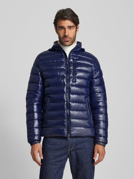 Save The Duck Steppjacke mit Zweiwege-Reißverschluss Modell 'Holden' Marine 4
