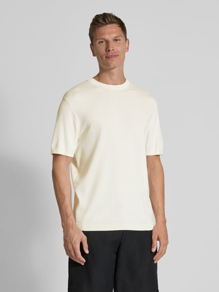 JACK & JONES Premium Regular Fit T-Shirt mit Rundhalsausschnitt Modell 'WILLIAM' Weiss 4