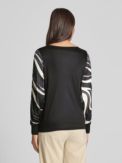 s.Oliver BLACK LABEL Relaxed Fit Bluse aus reiner Viskose Black 5