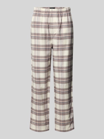 BOSS Pyjama-Hose mit Gummizug Offwhite 1