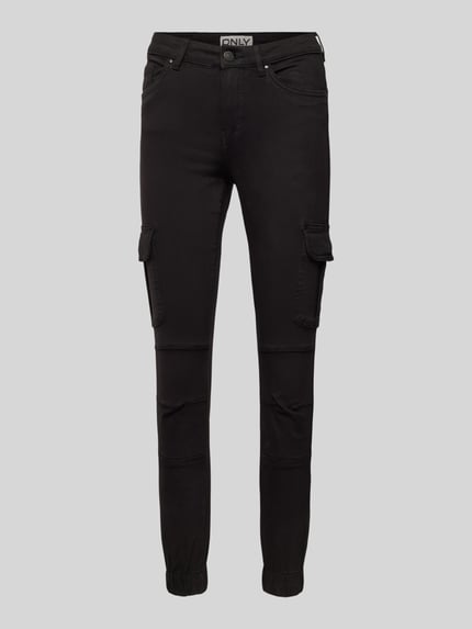 ONLY Regular Fit Cargohose mit Cargotaschen Black 2