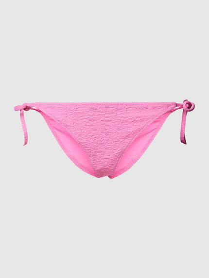 Calvin Klein Underwear Figi bikini z fakturowanym wzorem Mocnoróżowy 1
