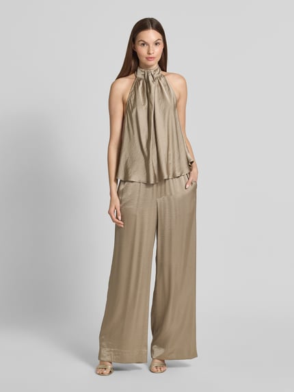 mbyM Blusentop mit Neckholder Modell 'Zuzela' Beige 1