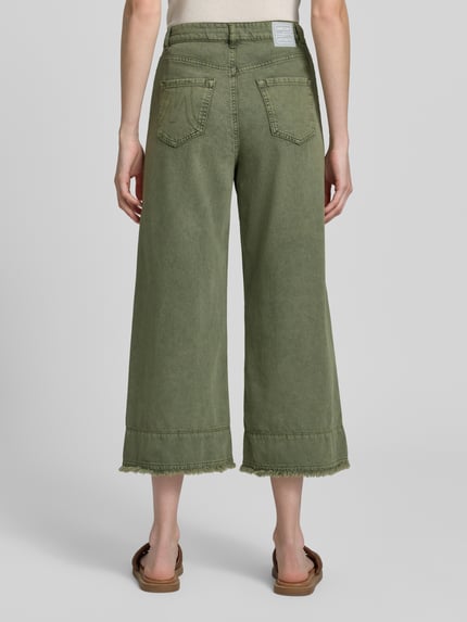 Marc Cain Wide Fit Jeans mit Lyocell-Anteil im 5-Pocket-Design Oliv 5