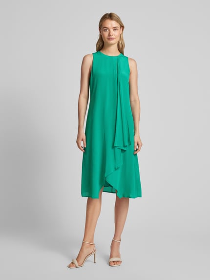Liu Jo Black Cocktailjurk van viscose in effen design Groen - 4