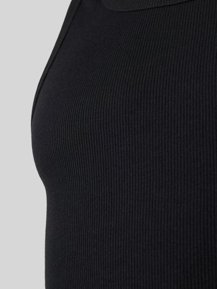MCNEAL Top krój slim fit z okrągłym dekoltem w 2‑pakiecie Czarny 2