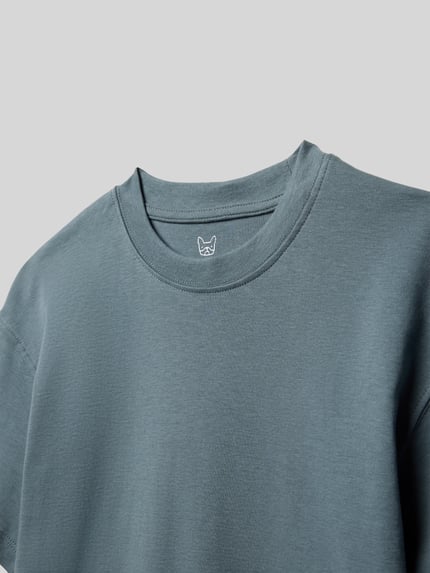 JACK & JONES T-shirt met ronde hals, model 'URBAN EDGE' Rookblauw - 2
