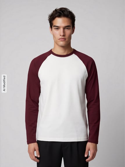 ONLY & SONS Relaxed Fit Longsleeve aus reiner Baumwolle Modell 'HEATON' Offwhite 4