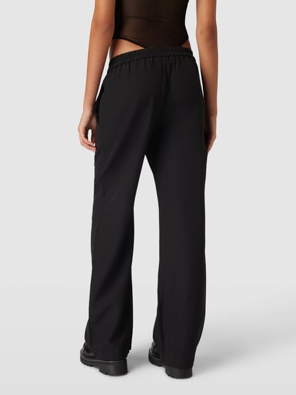 PIECES Stoffhose mit elastischem Bund Modell 'BOSSY' Black 5