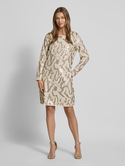 b.young Minikleid mit Rundhalsausschnitt Modell 'RESE' Sand 1