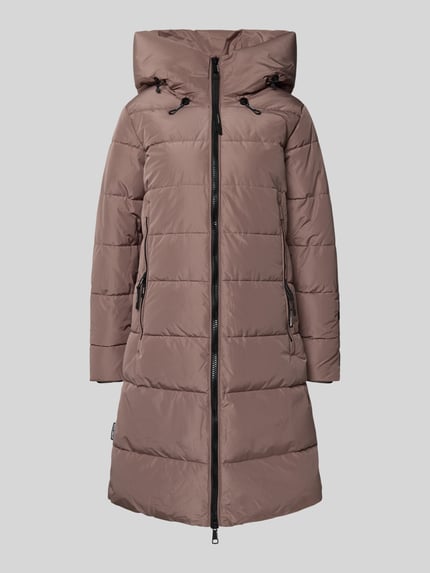 khujo Kurtka w stylu puffer z Kapturem Model 'Jilias' Szarobrązowy 2