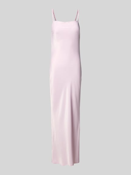 LeGer Maxikleid mit Wasserfall-Ausschnitt Modell 'Antonie' Hellrosa 2