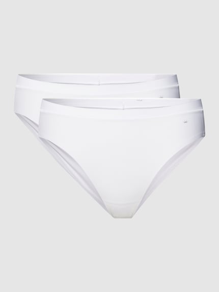 Triumph Slip met logoprint in een set van 2 stuks Wit - 1