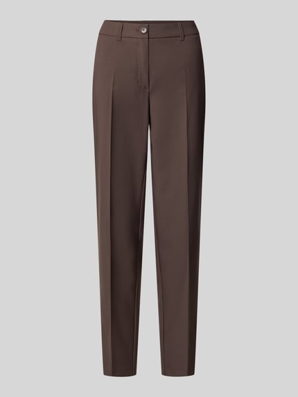 Relaxed Fit Bundfaltenhose mit Bügelfalten Shop The Look MANNEQUINE