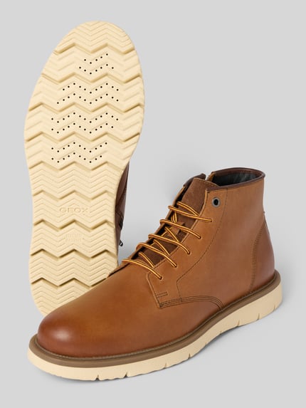 Geox Boots mit Reißverschluss Modell 'U POVE' Hellbraun 4