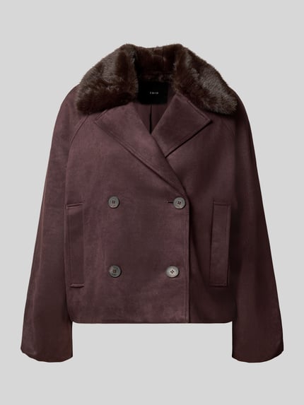 Kurtka o kroju regular fit z welurowym wykończeniem Shop The Look MANNEQUINE