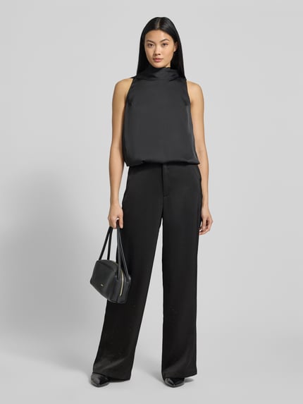 Neo Noir Stoffhose mit Gesäßtaschen Modell 'Emmet' Black 1
