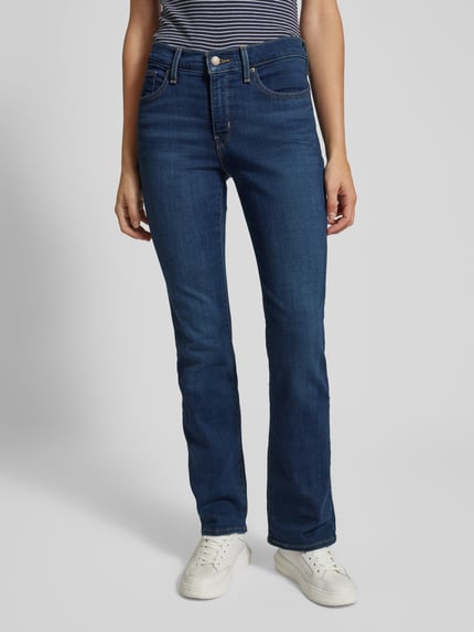 Levi's® 300 Jeansy o kroju bootcut z 5 kieszeniami model ‘315™’ Granatowy 4