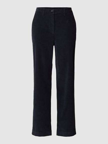 Marc O'Polo Corduroy broek met stretch, model 'LANDE' Donkerblauw - 2