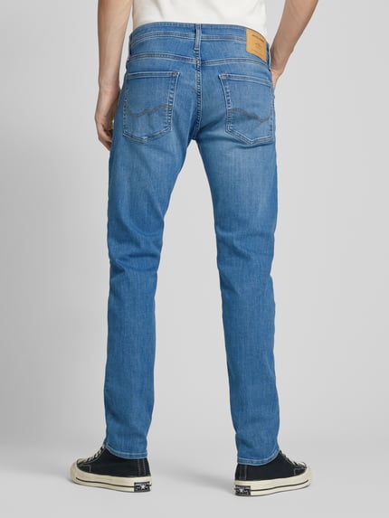 JACK & JONES Jeans mit 5-Pocket-Design Modell 'GLENN' Jeansblau 5