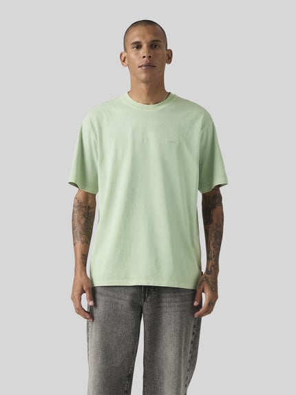 Levi's® Relaxed Fit T-Shirt aus reiner Baumwolle Hellgruen 4