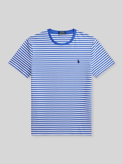 Polo Ralph Lauren męski t-shirt o kroju regular fit z czystej bawełny Jasnoniebieski 2