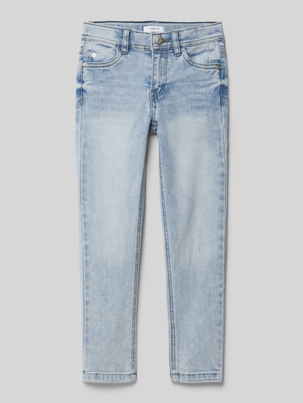 NAME IT Slim fit jeans met viscose, model 'THEO' Lichtblauw - 1