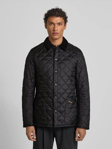 Barbour Steppjacke mit Umlegekragen Black 4